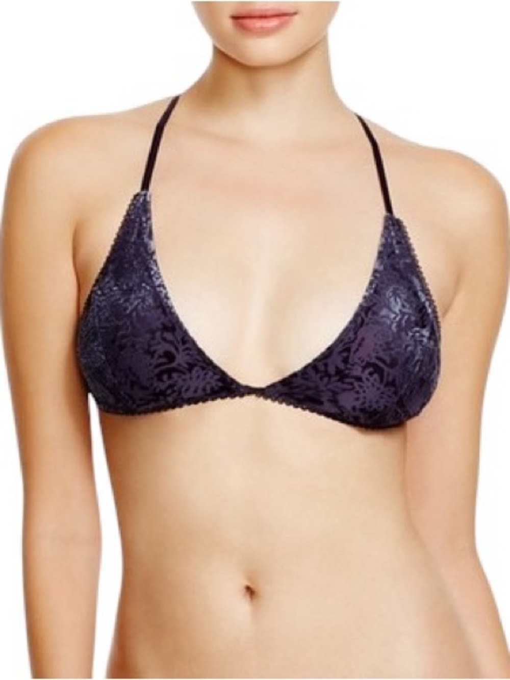 INTIMATELY FREE PEOPLE Phases Of The Moon Velvet Bra in Marine